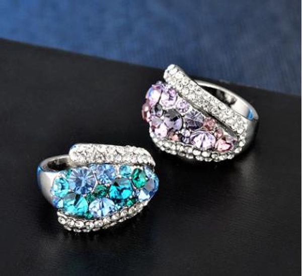 europe and the united states big fashion luxury diamond ring ladies bright index finger jewelry, Silver
europe and the united states big fashion luxury diamond ring ladies bright index finger jewelry, Silver