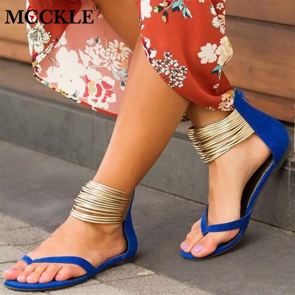 mcckle women summer casual flat sandals plus size flip flops female flock metal decoration zipper ankle wrap shoes leisure, Black
mcckle women summer casual flat sandals plus size flip flops female flock metal decoration zipper ankle wrap shoes leisure, Black
