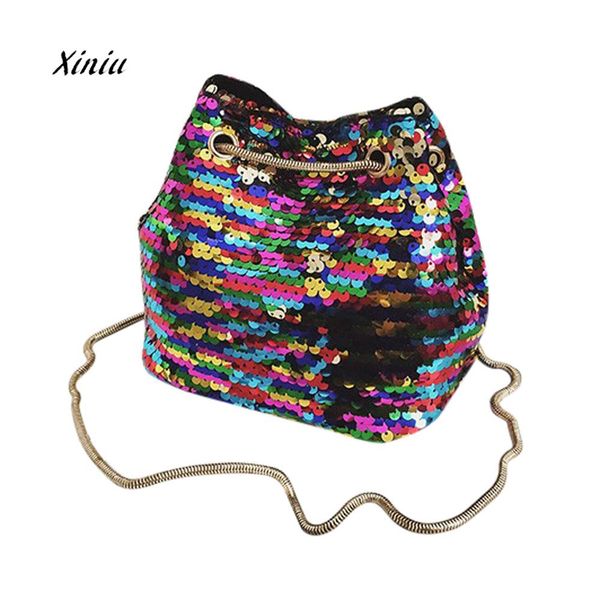 2018 new women messenger bag girl fashion bling sequins shoulder drawstring bag female new bucket bolsa feminina
2018 new women messenger bag girl fashion bling sequins shoulder drawstring bag female new bucket bolsa feminina