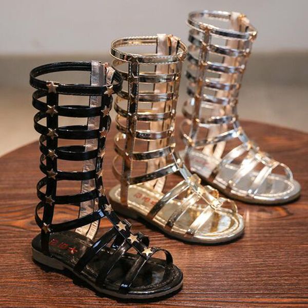 2022 summer girls high boots rome shoes rivets sandals fashion kids cutout sandals for girl zip gladiator toddler baby sandals shoes, Black;red
2022 summer girls high boots rome shoes rivets sandals fashion kids cutout sandals for girl zip gladiator toddler baby sandals shoes, Black;red