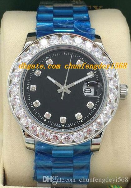 2019 luxury watches 6 style bigger diamond bezel diamond dial mens 116334 40mm automatic fashion brand men's watch wristwatch, Slivery;brown
2019 luxury watches 6 style bigger diamond bezel diamond dial mens 116334 40mm automatic fashion brand men's watch wristwatch, Slivery;brown