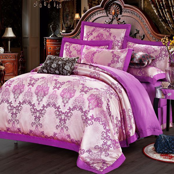 2018 new 5 types luxury royal palace satin silk jacquard 4pcs bedding set velvet bedclothes bedsheet bed sets
2018 new 5 types luxury royal palace satin silk jacquard 4pcs bedding set velvet bedclothes bedsheet bed sets