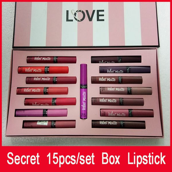 Secret makeup liquid lip tick et velvet matte ecret lip tick box 15 pc per box lip glo with gift paper bag
Secret makeup liquid lip tick et velvet matte ecret lip tick box 15 pc per box lip glo with gift paper bag