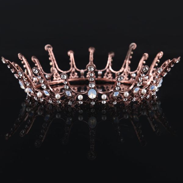 vintage bridal crown rose gold rhinestone crystals wedding crowns crystal headpieces hair accessories party tiaras baroque chic handmade, Silver
vintage bridal crown rose gold rhinestone crystals wedding crowns crystal headpieces hair accessories party tiaras baroque chic handmade, Silver