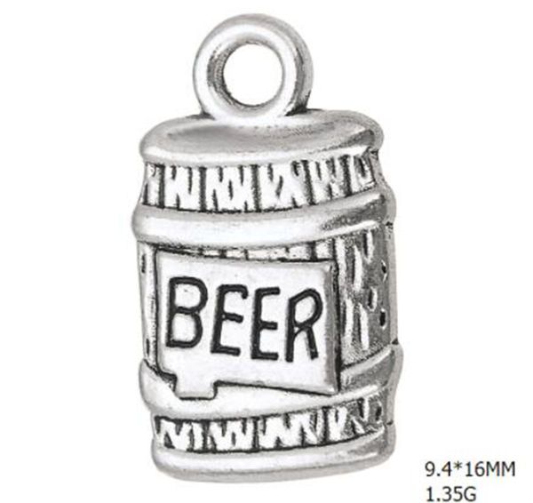2021 zinc alloy bottle of beer floating charms diy drink jewelry making accesory, Bronze;silver
2021 zinc alloy bottle of beer floating charms diy drink jewelry making accesory, Bronze;silver