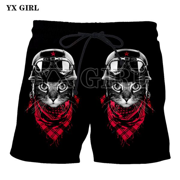 yx girl 2018 summer mens cool space cat masked gangster cat 3d printed beach casual shorts men jogger fitness with drawstring, White;black
yx girl 2018 summer mens cool space cat masked gangster cat 3d printed beach casual shorts men jogger fitness with drawstring, White;black