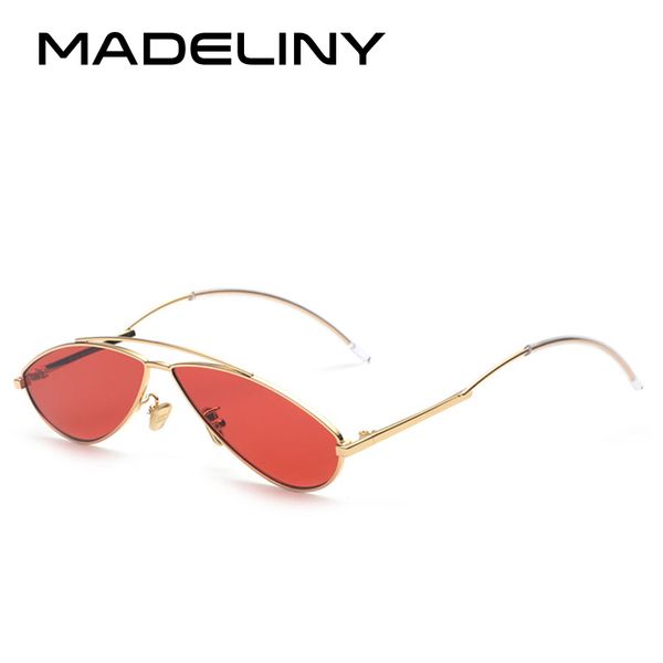 madeliny new small frame cat eye women sunglasses brand designer 2018 metal luxury red blue clear lens sun glasses ma434, White;black
madeliny new small frame cat eye women sunglasses brand designer 2018 metal luxury red blue clear lens sun glasses ma434, White;black