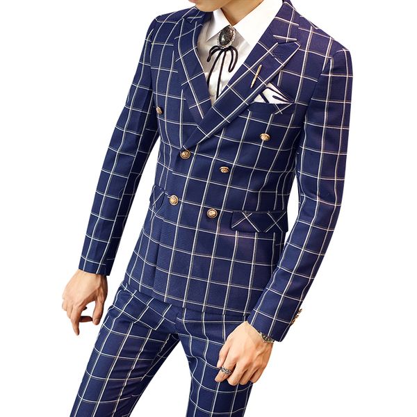 loldeal mens plaid slim double breasted retro suits for evening classic fit blue three piece pleated suit, White;black
loldeal mens plaid slim double breasted retro suits for evening classic fit blue three piece pleated suit, White;black