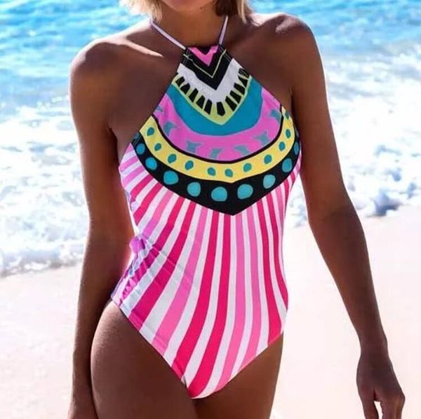 women swimwear summer print one piece bikinis bathing suit push up bandeau swimming clothes monokini femme, White;black
women swimwear summer print one piece bikinis bathing suit push up bandeau swimming clothes monokini femme, White;black