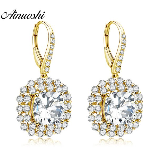ainuoshi 10k solid yellow gold drop earring sona diamond 7ct cushion cut square halo earring women jewelry click back, Golden;silver
ainuoshi 10k solid yellow gold drop earring sona diamond 7ct cushion cut square halo earring women jewelry click back, Golden;silver