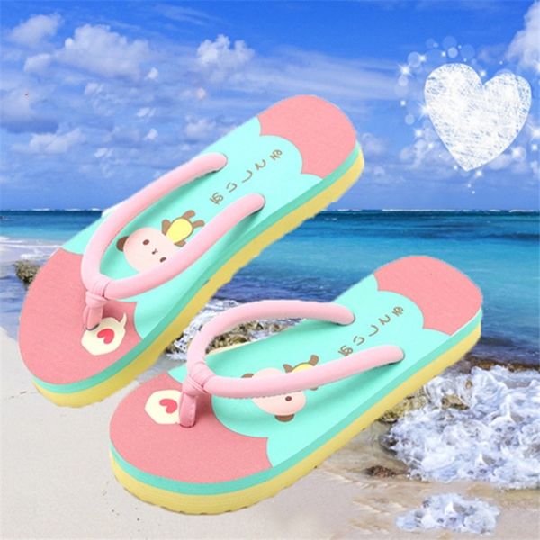 summer super cute bear cartoon character sandals and slippers, Black;grey