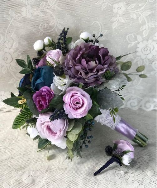 Wedding bouquet,Bridal bouquet,Lilac bouquet,Silk flower bouquet,Navy & lavender bouquet,Wedding accessory
Wedding bouquet,Bridal bouquet,Lilac bouquet,Silk flower bouquet,Navy & lavender bouquet,Wedding accessory