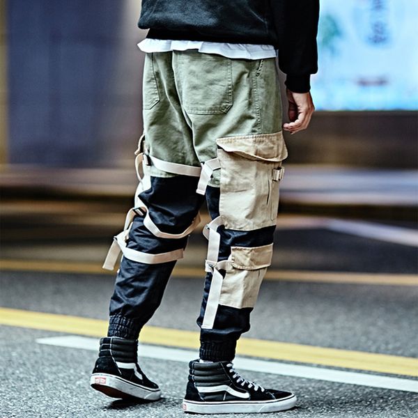 hip harem cargo swag mens streetwear patchwork hop multi baggy pants pants pocket casual tatical ribbon trousers harajuku vgfvc, Black
hip harem cargo swag mens streetwear patchwork hop multi baggy pants pants pocket casual tatical ribbon trousers harajuku vgfvc, Black