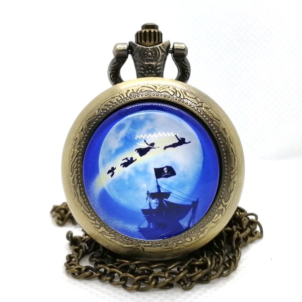 new fashion peter and wendy black/silver/bronze quartz pocket watch analog pendant necklace mens womens pocket watches gift, Slivery;golden
new fashion peter and wendy black/silver/bronze quartz pocket watch analog pendant necklace mens womens pocket watches gift, Slivery;golden