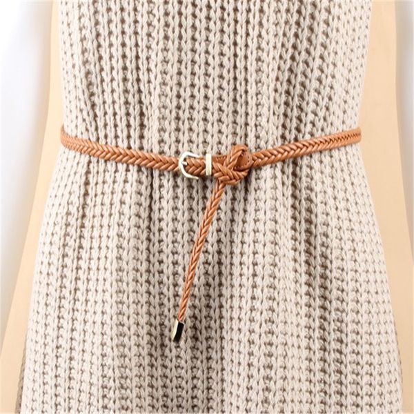 belts for women braided pu leather female belt narrow thin buckle strap waist solid color belt all-match waistband, Black;brown
belts for women braided pu leather female belt narrow thin buckle strap waist solid color belt all-match waistband, Black;brown