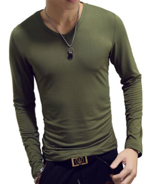 sleeves v-neck slim pure autumn long man's size spring colors tshirt t-shirt 14 m-2xl1 color cotton weviq, Black
sleeves v-neck slim pure autumn long man's size spring colors tshirt t-shirt 14 m-2xl1 color cotton weviq, Black