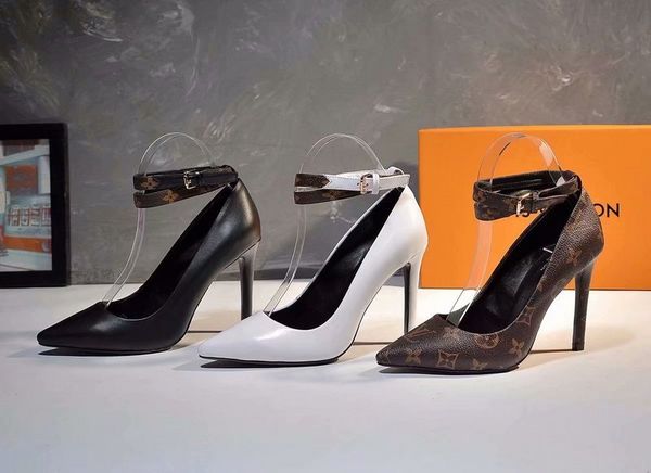 Top Quality Luxury Women Letter printing Metal Buckle High Heel Shoes Genuine leather CALL BACK high heels 1A4DGZ 35-42 With Box
Top Quality Luxury Women Letter printing Metal Buckle High Heel Shoes Genuine leather CALL BACK high heels 1A4DGZ 35-42 With Box