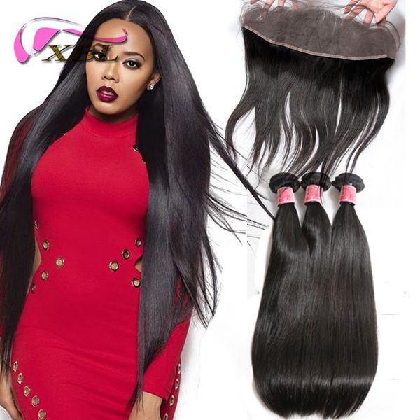xbl straight human hair extensions brazilian virgin hair with frontal closure bundle straight human hair bundles, Black;brown
xbl straight human hair extensions brazilian virgin hair with frontal closure bundle straight human hair bundles, Black;brown