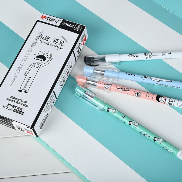 12pcs / lot kawaii hello goodbye gel pen 0.38mm needle head test pen creative material escolar stationary school-supplie
12pcs / lot kawaii hello goodbye gel pen 0.38mm needle head test pen creative material escolar stationary school-supplie