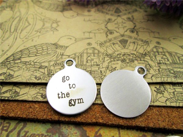 40pcs--"go to the gym"stainless steel charms more style for choosing diy charms pendants for necklace, Bronze;silver
40pcs--"go to the gym"stainless steel charms more style for choosing diy charms pendants for necklace, Bronze;silver