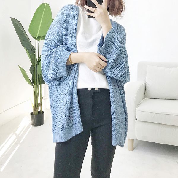 solid color leisure v-neck knitted cardigan wool sweater mori girl 2018 autumn winter, White;black
solid color leisure v-neck knitted cardigan wool sweater mori girl 2018 autumn winter, White;black