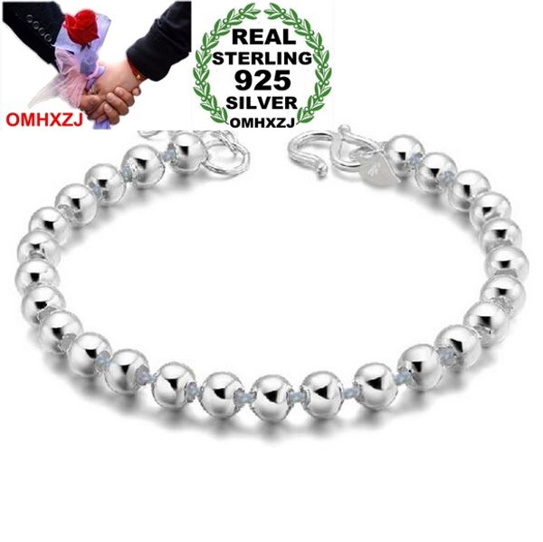 omhxzj wholesale fashion present glossy bead 925 sterling silver exquisite gift women man bracelets bangles sz47, Golden;silver
omhxzj wholesale fashion present glossy bead 925 sterling silver exquisite gift women man bracelets bangles sz47, Golden;silver
