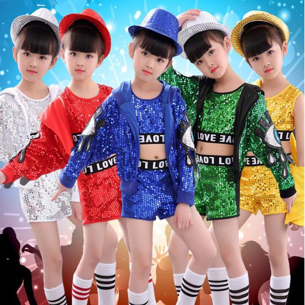 pants+coat children jazz dance costumes girls street dance sequined party show clothes modern child hip hop stage outfits, Black;red
pants+coat children jazz dance costumes girls street dance sequined party show clothes modern child hip hop stage outfits, Black;red