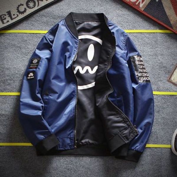 men bomber jacket pilot with patches green both side wear thin pilot bomber jacket wind breaker baseball jacket for male ing, Black;brown
men bomber jacket pilot with patches green both side wear thin pilot bomber jacket wind breaker baseball jacket for male ing, Black;brown