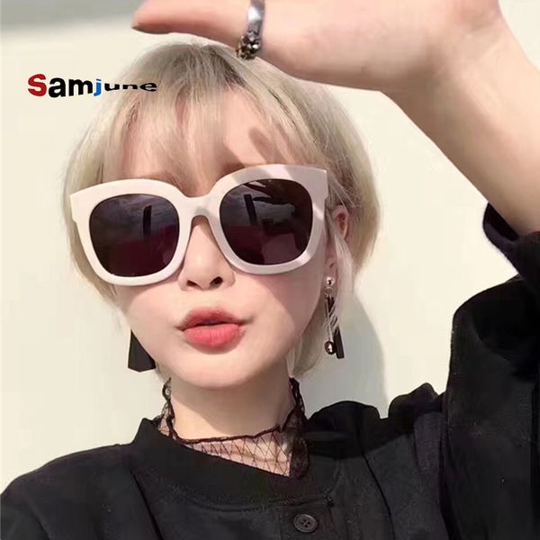 samjune 2018 trendy vintage sunglasses women men uv400 black mirror coating sun glasses retro hipster goggles oculos de sol, White;black
samjune 2018 trendy vintage sunglasses women men uv400 black mirror coating sun glasses retro hipster goggles oculos de sol, White;black