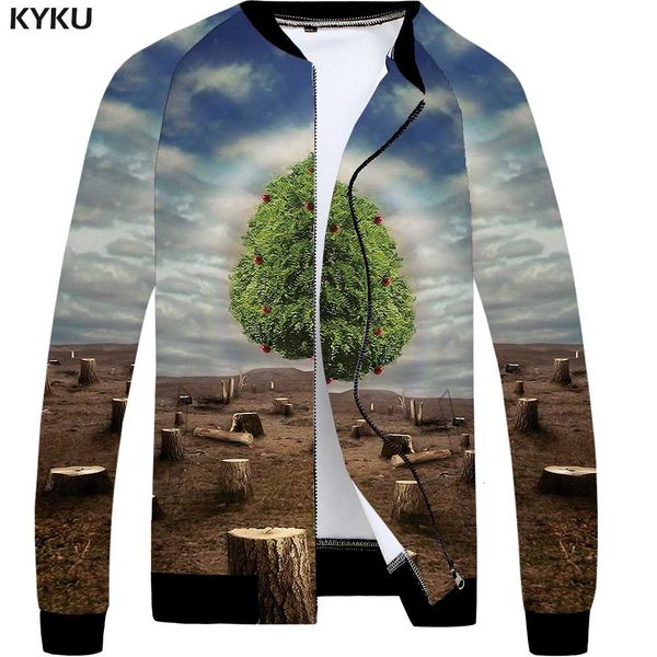 kyku bird jacket men forest bomber zipper jackets sky apple 3d print coat animal vintage mens clothing casual streetwear, Black;brown
kyku bird jacket men forest bomber zipper jackets sky apple 3d print coat animal vintage mens clothing casual streetwear, Black;brown