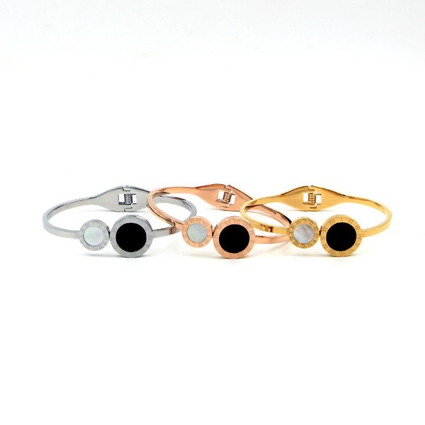 white with black shell bracelets for women stainless steel accessories gold color charm wrap bangles for women fashion jewelry
white with black shell bracelets for women stainless steel accessories gold color charm wrap bangles for women fashion jewelry