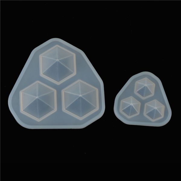 

diy diamond shape mold transparent silicone mould dried flower decorative craft type epoxy resin molds for jewelry high quality