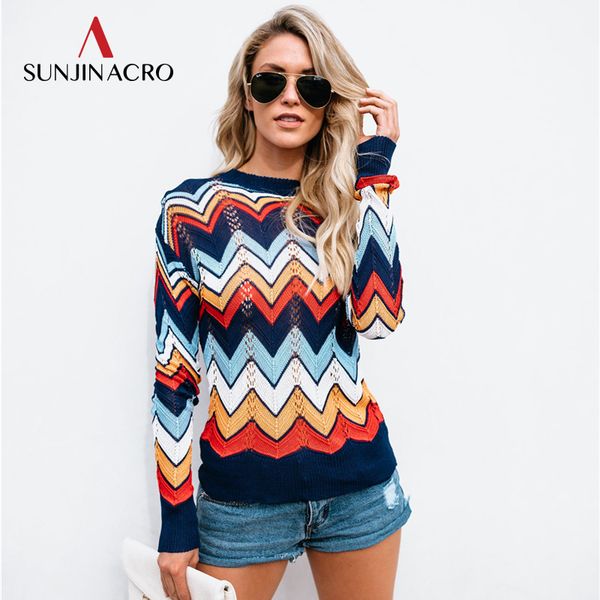 sunjinacro colorful patchwork hollow out sweater women knitted o-neck solid jumper 2018 autumn winter female casual pullover, White;black
sunjinacro colorful patchwork hollow out sweater women knitted o-neck solid jumper 2018 autumn winter female casual pullover, White;black