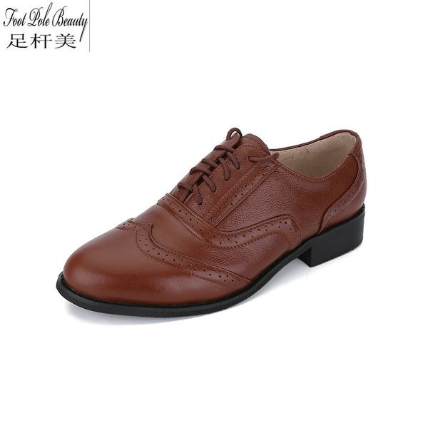 big size 34-47 oxford shoes for women brown vintage women flats lace-up brogue oxford shoes ladies genuine leather wing tip shoe, Black
big size 34-47 oxford shoes for women brown vintage women flats lace-up brogue oxford shoes ladies genuine leather wing tip shoe, Black