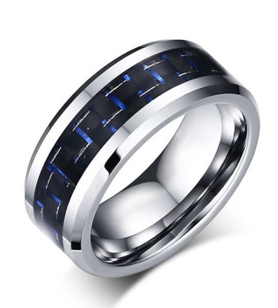wedding ring 8mm comfort fit tungsten carbide ring with black and blue carbon fiber inlaid for men and woman in usa and europe, Slivery;golden
wedding ring 8mm comfort fit tungsten carbide ring with black and blue carbon fiber inlaid for men and woman in usa and europe, Slivery;golden