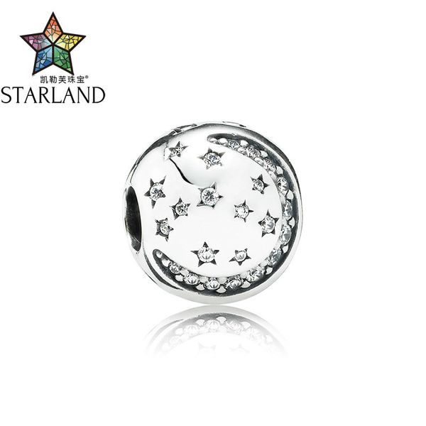 starland charm 925 sterling silver lock ser charm beads clip star moon with paved clear zirconia diy women jewelry gift, Blue;slivery
starland charm 925 sterling silver lock ser charm beads clip star moon with paved clear zirconia diy women jewelry gift, Blue;slivery