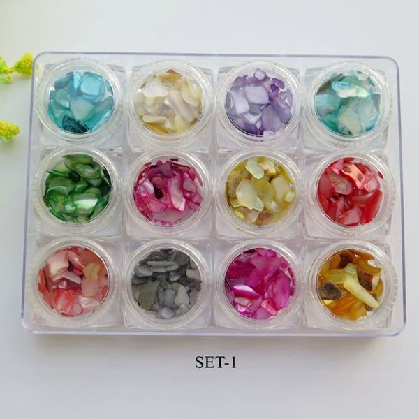 1 set of 12 jar 3d nail shell stone gravel nail decals sticker art craft decor manicure tips diy shell sticker decoraion, Silver;gold
1 set of 12 jar 3d nail shell stone gravel nail decals sticker art craft decor manicure tips diy shell sticker decoraion, Silver;gold