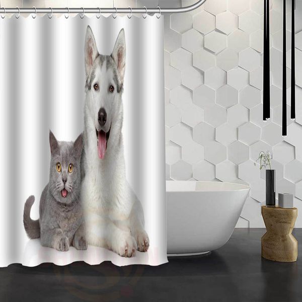 custom dog and cat custom shower curtain waterproof fabric bath curtain for bathroom f#y1-17
custom dog and cat custom shower curtain waterproof fabric bath curtain for bathroom f#y1-17