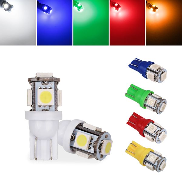 100pcs-pack car auto t10 wedge 5-smd 5050 led side tail parking indicator dome license plate light a bulbs w5w 2825 158 2825 12v
100pcs-pack car auto t10 wedge 5-smd 5050 led side tail parking indicator dome license plate light a bulbs w5w 2825 158 2825 12v