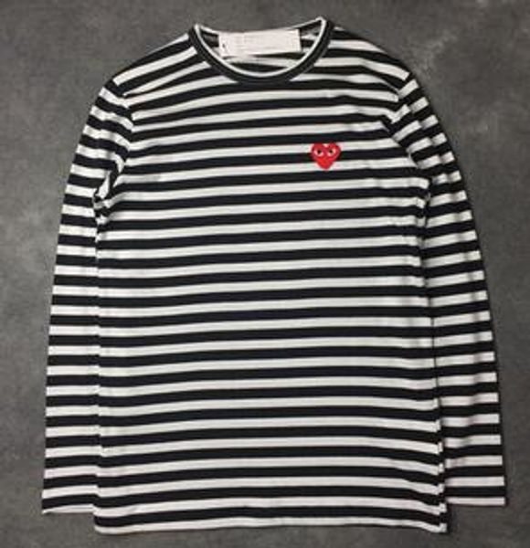 Men women black red heart de play garcon cdg embroidery heart long leeve trip t hirt embroidery red heart tee outdoor jacket tm
Men women black red heart de play garcon cdg embroidery heart long leeve trip t hirt embroidery red heart tee outdoor jacket tm