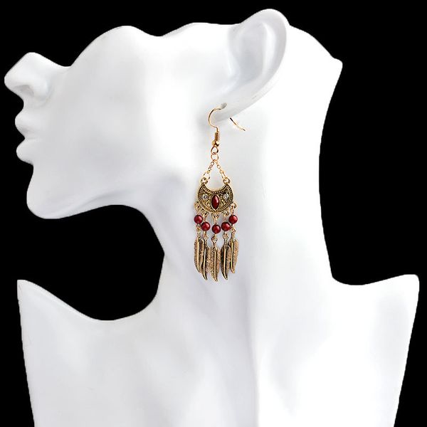 ancient silver & bronze tribal beaded leaf tassel dangle earrings ear jewelry drop earring for women boho gypsy
ancient silver & bronze tribal beaded leaf tassel dangle earrings ear jewelry drop earring for women boho gypsy