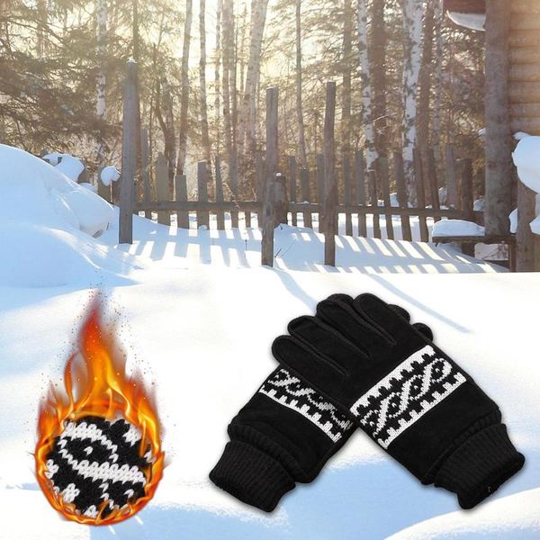2018 non-slip winter warm fleece knitted gloves fashion men women floral print full finger gloves accessories, Blue;gray
2018 non-slip winter warm fleece knitted gloves fashion men women floral print full finger gloves accessories, Blue;gray