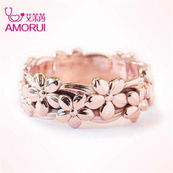 amorui romantic rose gold plum blossom flower marriage/engagement rings for women jewelry gift fashion garland ring dropshipping, Slivery;golden
amorui romantic rose gold plum blossom flower marriage/engagement rings for women jewelry gift fashion garland ring dropshipping, Slivery;golden