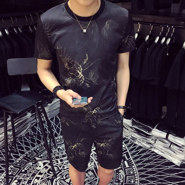 dekusi short sleeve t shirt set men summer wear new circular collar printing multi pattern tracksuit suit, Gray
dekusi short sleeve t shirt set men summer wear new circular collar printing multi pattern tracksuit suit, Gray