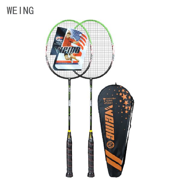 weing wd-843 iron integral badminton racket professional offensive strong racket training indoor and outdoor bags
weing wd-843 iron integral badminton racket professional offensive strong racket training indoor and outdoor bags