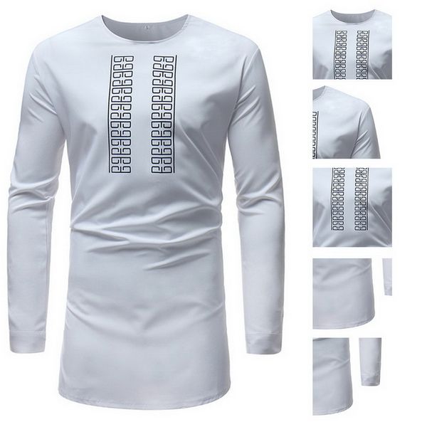 nibesser men african dashiki o neck maxi t shirt traditional african printing long sleeve 2018 men's long t shirt, White;black
nibesser men african dashiki o neck maxi t shirt traditional african printing long sleeve 2018 men's long t shirt, White;black