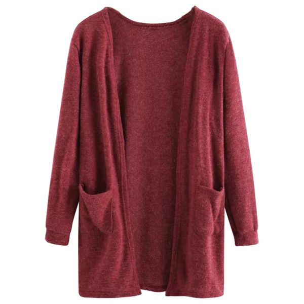 2018 slim cardigan warm long coat women long sleeve coat pocket knit sweater, Black;brown
2018 slim cardigan warm long coat women long sleeve coat pocket knit sweater, Black;brown