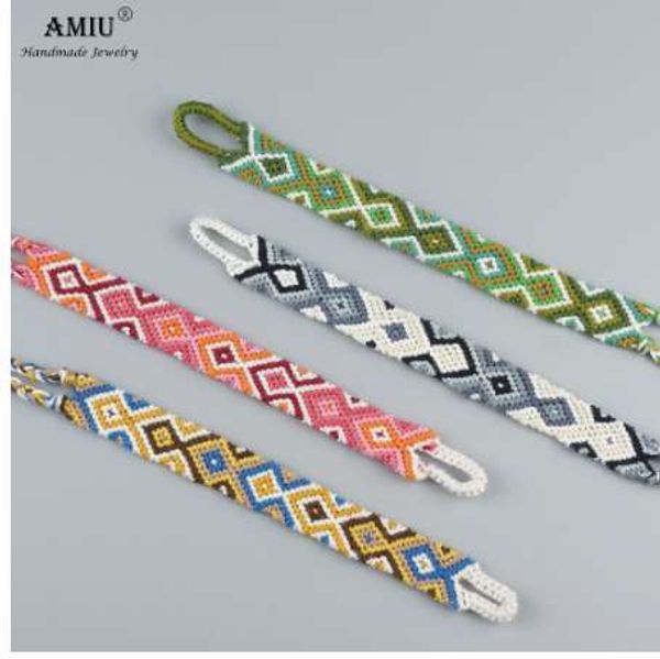 amiu handmade woven cotton friendship bracelets macrame wristband boho style anklet bracelet friendship gift, Golden;silver
amiu handmade woven cotton friendship bracelets macrame wristband boho style anklet bracelet friendship gift, Golden;silver