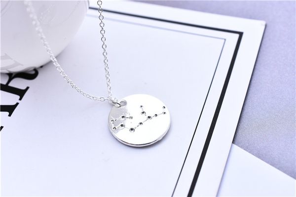 30pcs simple virgo constellation necklace jewelry circle virgo chart diagram zodiac astrological sign necklace birthday gift, Silver
30pcs simple virgo constellation necklace jewelry circle virgo chart diagram zodiac astrological sign necklace birthday gift, Silver