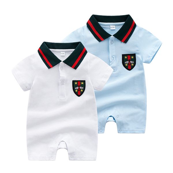 retail new baby rompers newborn infant baby boy girl summer clothes cute cartoon baby romper jumpsuit cotton short sleeve climbing clothes, Blue
retail new baby rompers newborn infant baby boy girl summer clothes cute cartoon baby romper jumpsuit cotton short sleeve climbing clothes, Blue